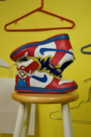 Super Mario X Nike Dunk Collaboration 