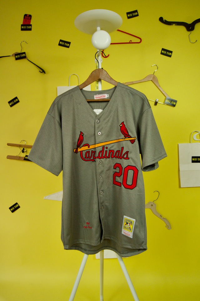 Men's St. Louis Cardinals #20 Lou Brock Authentic Cream Throwback Baseball  Jersey